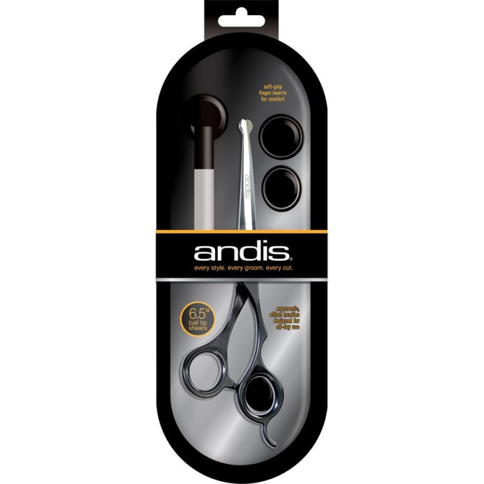 Ножницы ANDIS 6,5″ изогнутые Curved Ball Tip 80685